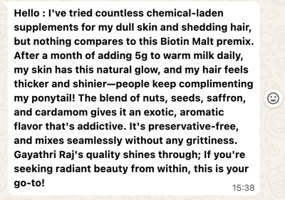 Review from Mrs Kowsalya M