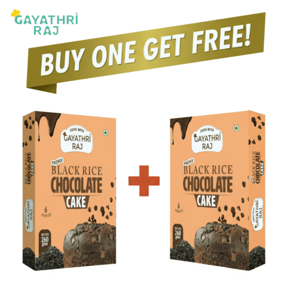 Buy 1 Get 1 – Black Rice Chocolate Cake Premix